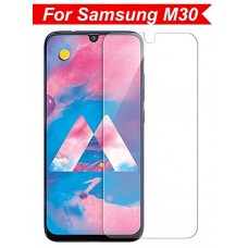 Tempered Glass Για Samsung M30 Full Glue Προστατευτικό Οθόνης - διαφανής