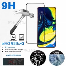 Tempered Glass Για Samsung A80/90 Full Glue Προστατευτικό Οθόνης - Μαύρο