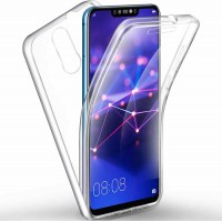 Huawei Mate20 Lite OEM Front & Back Silicone Σκληρη Two Crystal Διάφανο 