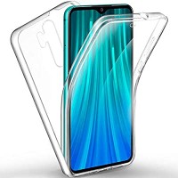 Xiaomi Note8 Pro OEM Front & Back Silicone Σκληρη Two Crystal Διάφανο 