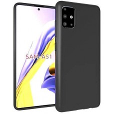 OEM Back Θήκη Σιλικόνης Για Samsung A51 Προστασία Κινητό -  Black