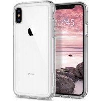 Apple iPhone X/XS OEM Front & Back Silicone Σκληρη Two Crystal Διάφανο 