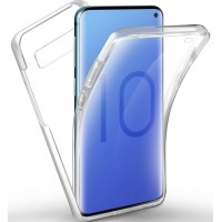 Samsung Galaxy S10e OEM Front & Back Silicone Σκληρη Two Crystal Διάφανο 
