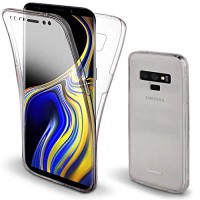Samsung Galaxy Note 9 OEM Front & Back Silicone Σκληρη Two Crystal Διάφανο 