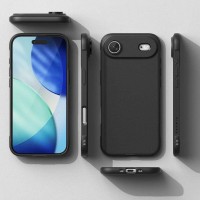 Apple iPhone 17 AIR OEM Back Θήκη Σιλικόνης Σκληρη Προστασία Κινητό -Μαύρο