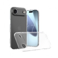 Apple iPhone 17 AIR OEM Back Θήκη Σιλικόνης Σκληρη Προστασία Κινητό - Διάφανο 