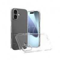 Apple iPhone 17  OEM Back Θήκη Σιλικόνης Σκληρη Προστασία Κινητό - Διάφανο 