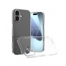Apple iPhone 17  OEM Back Θήκη Σιλικόνης Σκληρη Προστασία Κινητό - Διάφανο 