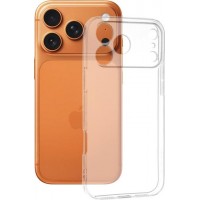 Apple iPhone 17 PRO  OEM Back Θήκη Σιλικόνης Σκληρη Προστασία Κινητό - Διάφανο 