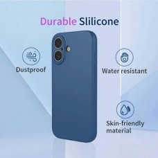 Apple iPhone 18 OEM Back Θήκη Σιλικόνης Σκληρη Προστασία Κινητό -ΜΠΛΕ