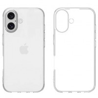 Apple iPhone 16 OEM Back Θήκη Σιλικόνης Σκληρη Προστασία Κινητό - Διάφανο 