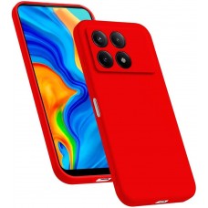 OEM HARD COVER Θήκη Σιλικόνης Για Xiaomi POCO X6 PRO Προστασία Κινητό -Κόκκινο