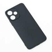 OEM HARD COVER Θήκη Σιλικόνης Για Xiaomi REDMI 13 4G Προστασία Κινητό -Μαύρο