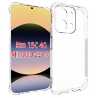  Θήκη Σιλικόνης Για Xiaomi REDMI 15C 4G Προστασία Κινητό -Διάφανο