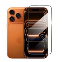 Tempered Glass Για iPhone 17/ 17 PRO  Full Cover Glue Προστατευτικό Οθόνης - Mαύρο