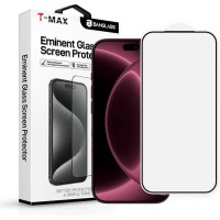 Tempered Glass Για iPhone 18 PRO Full Cover Glue Προστατευτικό Οθόνης - Mαύρο