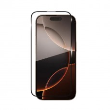 Tempered Glass Για iPhone 16 PRO MAX Full Cover Glue Προστατευτικό Οθόνης - Mαύρο