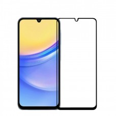 Tempered Glass 9H Για Samsung A16 Full Glue Προστατευτικό Οθόνης -Μαύρο