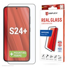 Tempered Glass 9H Για Samsung S24 PLUS Full Glue Προστατευτικό Οθόνης - Μαύρο