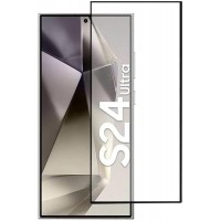 Tempered Glass 9H Για Samsung S24 ULTRA Full Glue Προστατευτικό Οθόνης - Μαύρο