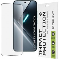 Tempered Glass 9H Για Xiaomi POCO X8 PRO Προστατευτικό Οθόνης Full Glue - Μαύρο