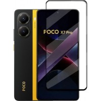 Tempered Glass 9H Για Xiaomi POCO X7 PRO Προστατευτικό Οθόνης Full Glue - Μαύρο
