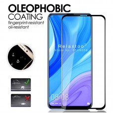 Tempered Glass Για Huawei PSmart Pro Full Cover Glue Προστατευτικό Οθόνης Mαύρο