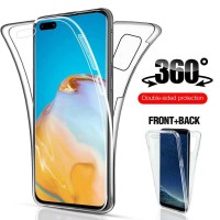 Huawei P40 PRO OEM Front & Back Silicone Σκληρη Two Crystal Διάφανο 