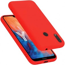 OEM Back Θήκη Σιλικόνης Για Huawei Y7 2019/Y7 Prime Ultra thin - Κόκκινο