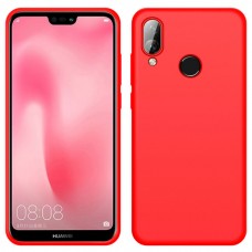 OEM Back Cover Case Σιλικόνη Για Huawei P20 LITE Προστασία Κινητό Κόκκινο