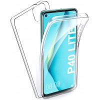 Huawei P40 LITE OEM Front & Back Silicone Σκληρη Two Crystal Διάφανο 