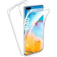 Huawei P40 OEM Front & Back Silicone Σκληρη Two Crystal Διάφανο 