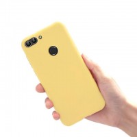 OEM Back Θήκη Σιλικόνης Για Huawei P SMART 2018 Προστασία Κινητό - Κίτρινο