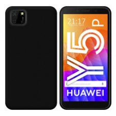 OEM Back Θήκη Σιλικόνης Για Huawei Y5P Προστασία Κινητό - Μαύρο