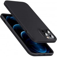 OEM Back Cover Case Σιλικόνη Για Iphone 12/12Pro 6.1" Προστασία Κινητό ΜΑΥΡΟ