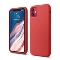 OEM Back Θήκη Σιλικόνης Σκληρη Για Iphone 11 (6.1)"Προστασία Κινητό -Κόκκινο