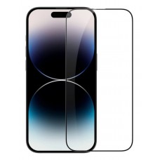 Tempered Glass Για iPhone 14 PRO Full Cover Glue Προστατευτικό Οθόνης- Μαύρο