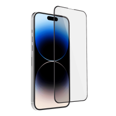 Tempered Glass Για iPhone 14 Full Cover Glue Προστατευτικό Οθόνης- Μαύρο
