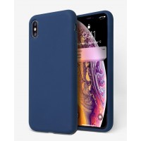 OEM Back Cover Case Σιλικόνη Για Iphone XS MAX Προστασία Κινητό -ΜΠΛΕ