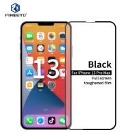 Tempered Glass Για iPhone 13Pro Max (6.7") Full Cover Glue Προστατευτικό Οθόνης - Mαύρο