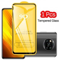 Tempered Glass 9H Για Xiaomi Poco X3 Προστατευτικό Οθόνης Full Glue - Μαύρο