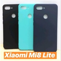 OEM Back Cover Θήκη Σιλικόνης Σκληρη Για Xiaomi MI 8 LITE- ΜΠΛΕ