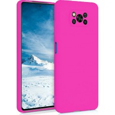 OEM Back Θήκη Σιλικόνης Για Xiaomi POCO X3 NFC Προστασία Κινητό -Φούξια
