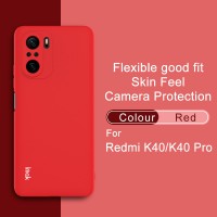OEM Senso Soft Touch Backcover Case Για Xiaomi POCO F3/K40 PRO -Κόκκινο