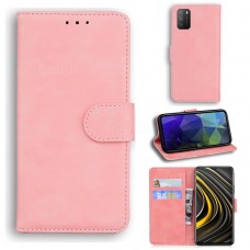 OEM Βιβλίο Θήκη Για Xiaomi REDMI 9T 2021 δερμάτινο μαζί με Stand - ΑΝΟΙΧΤΟ ΡΟΖΕ