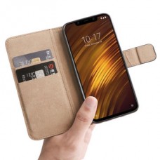 Θήκη Book Style με Βάση Στήριξης για Xiaomi POCOPHONE F1 - ΧΡΥΣΟ