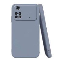 OEM Back HARD COVER Θήκη Σιλικόνης Για Xiaomi POCO X4 PRO Προστασία Κινητό -GRAY BLUE