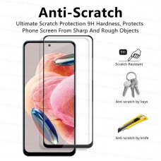 Tempered Glass 9H Για Xiaomi NOTE 12 4/5G/POCO X5 Προστατευτικό Οθόνης Full Glue - Μαύρο