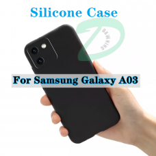 OEM Back Cover Case Σιλικόνη Για Samsung A03 Προστασία Κινητό- Μαύρο