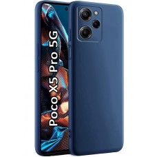 OEM Back HARD COVER Θήκη Σιλικόνης Για Xiaomi POCO X5 PRO Προστασία Κινητό -ΜΠΛΕ